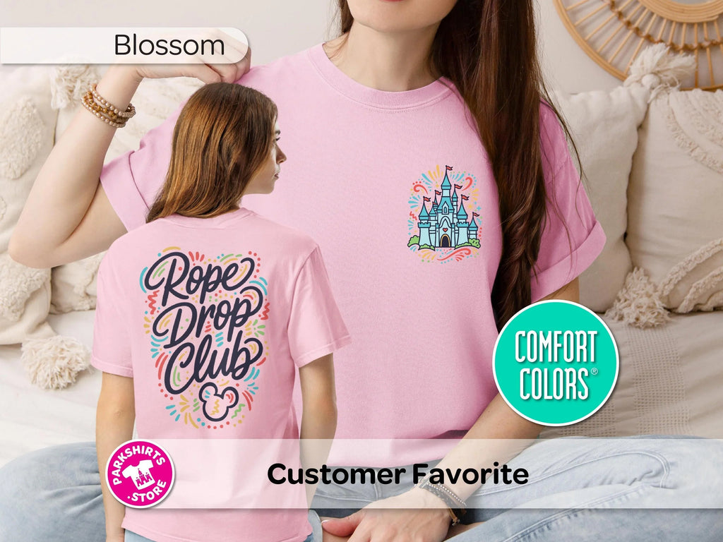 Disney Rope Drop Club Shirt | Castle Front & Back Tee product image 2