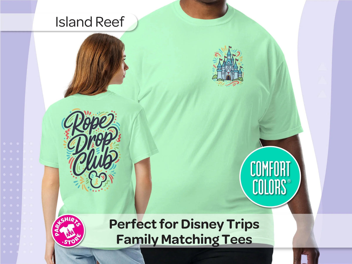Disney Rope Drop Club Shirt | Castle Front & Back Tee product image 9