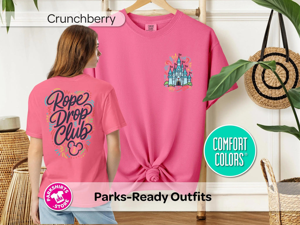 Disney Rope Drop Club Shirt | Castle Front & Back Tee product image 8