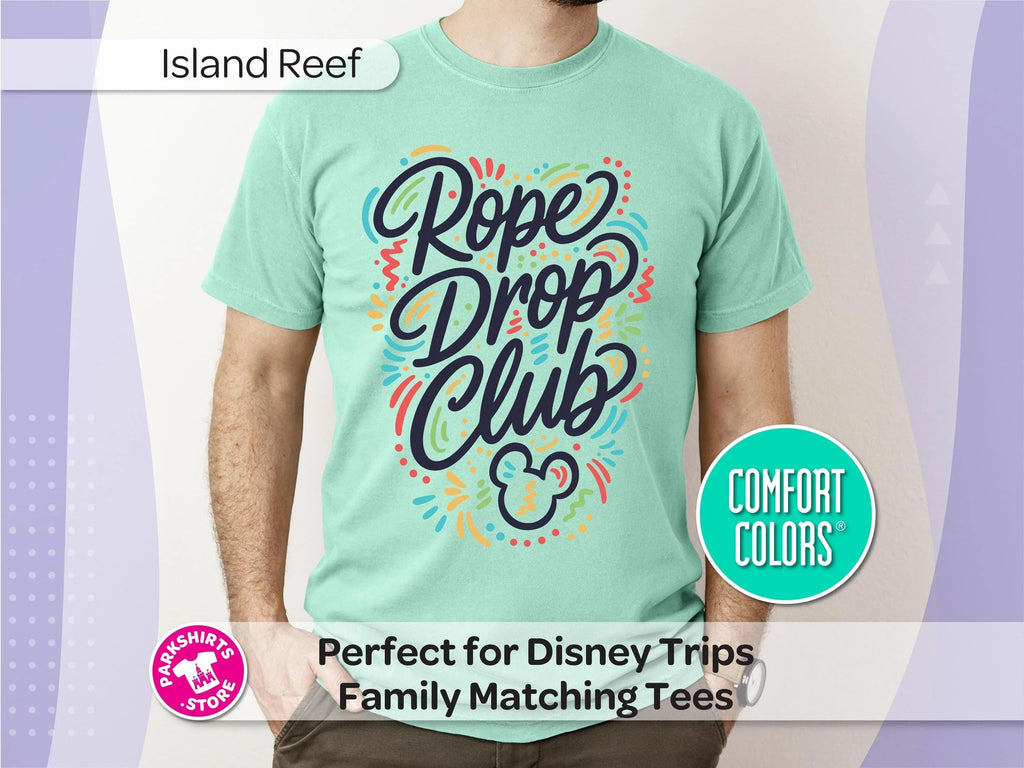 Disney Rope Drop Club Shirt, Tee, Park Vacation Early Riser product image 5