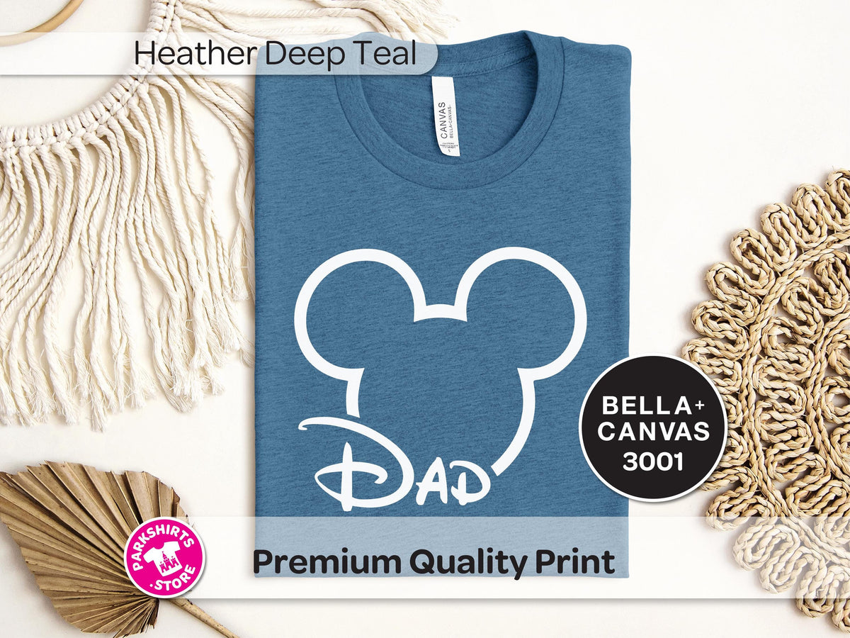 Disney Dad Adult Shirt – Mickey Outline product image 3