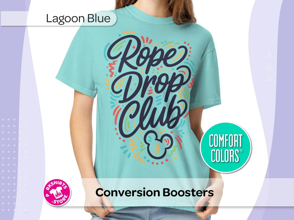 Disney Rope Drop Club Shirt, Tee, Park Vacation Early Riser product image 9