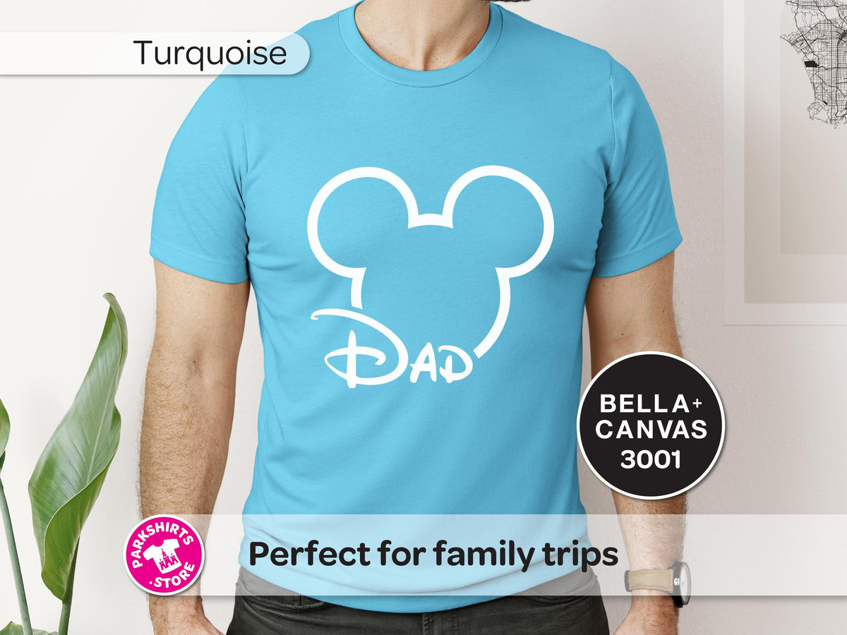 Disney Dad Adult Shirt – Mickey Outline product image 4