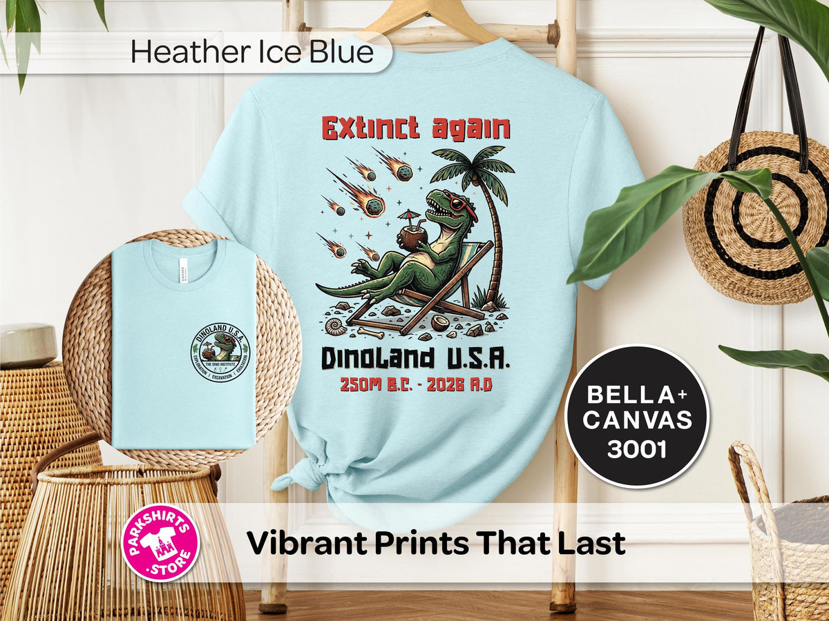 Dinoland Extinct Again Adult Shirt product image 8