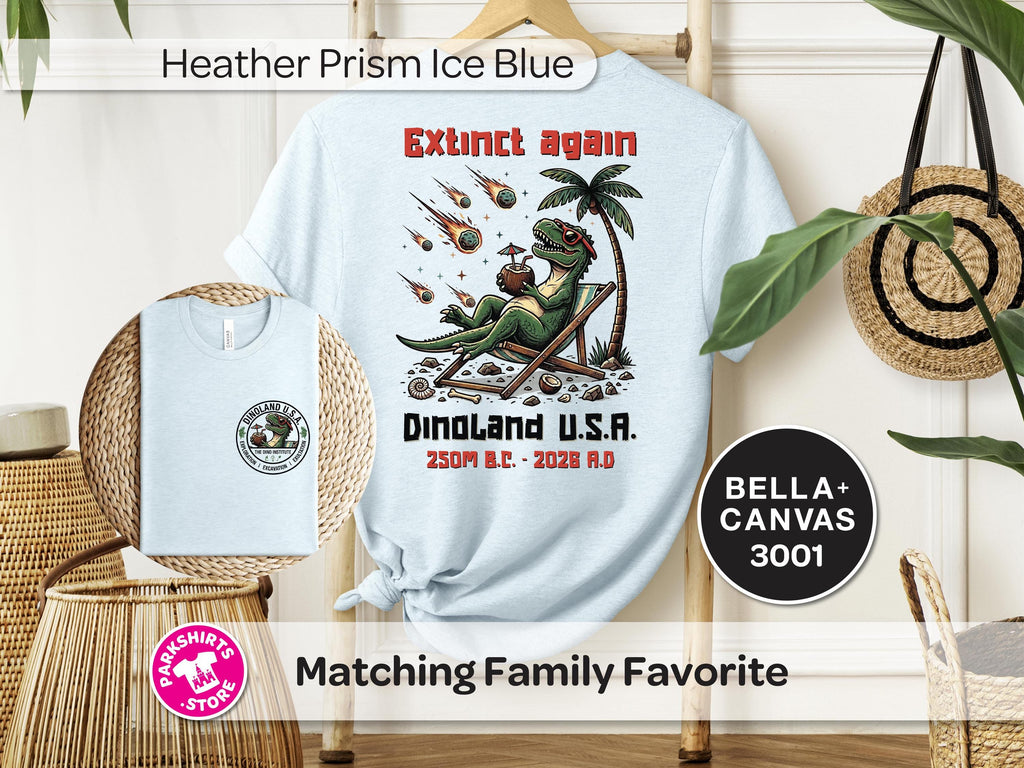 Dinoland Extinct Again Adult Shirt product image 2