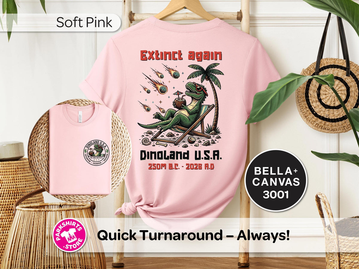 Dinoland Extinct Again Adult Shirt product image 5