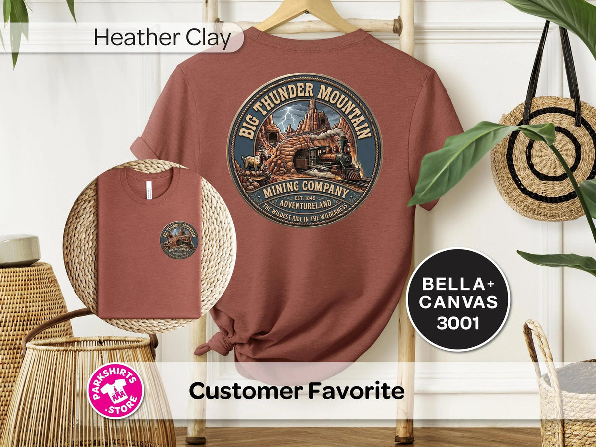 Big Thunder Mountain Adult Shirt – Front & Back product image 7