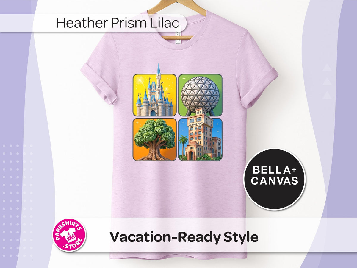 4 Parks Adult Shirt – 4 Square Pixar Inspired product image 9
