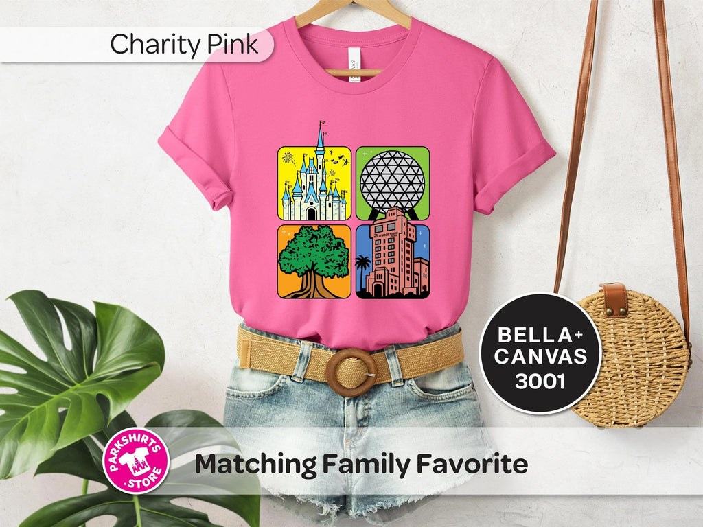 4 Parks Adult Shirt – 4 Square Icons product image 4