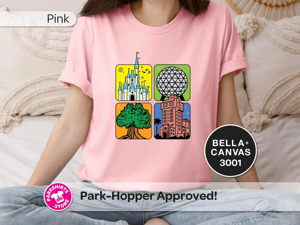 4 Parks Adult Shirt – 4 Square Icons product image 3