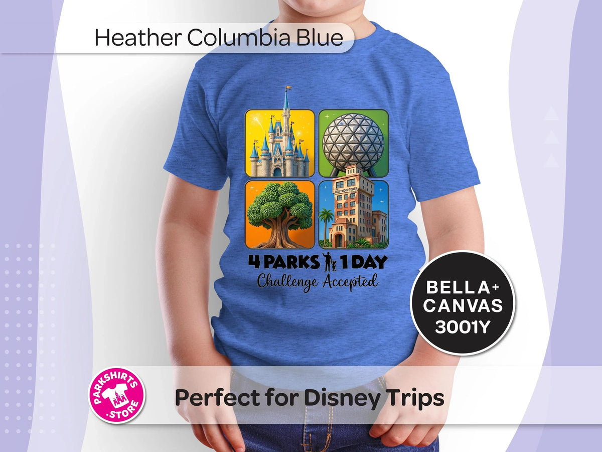 4 Parks 1 Day Youth Shirt – 4 Square Design product image 5