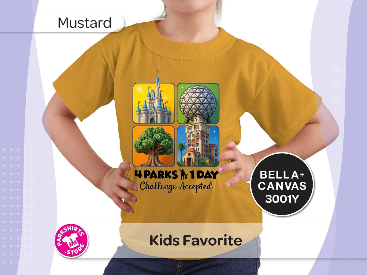 4 Parks 1 Day Youth Shirt – 4 Square Design product image 8