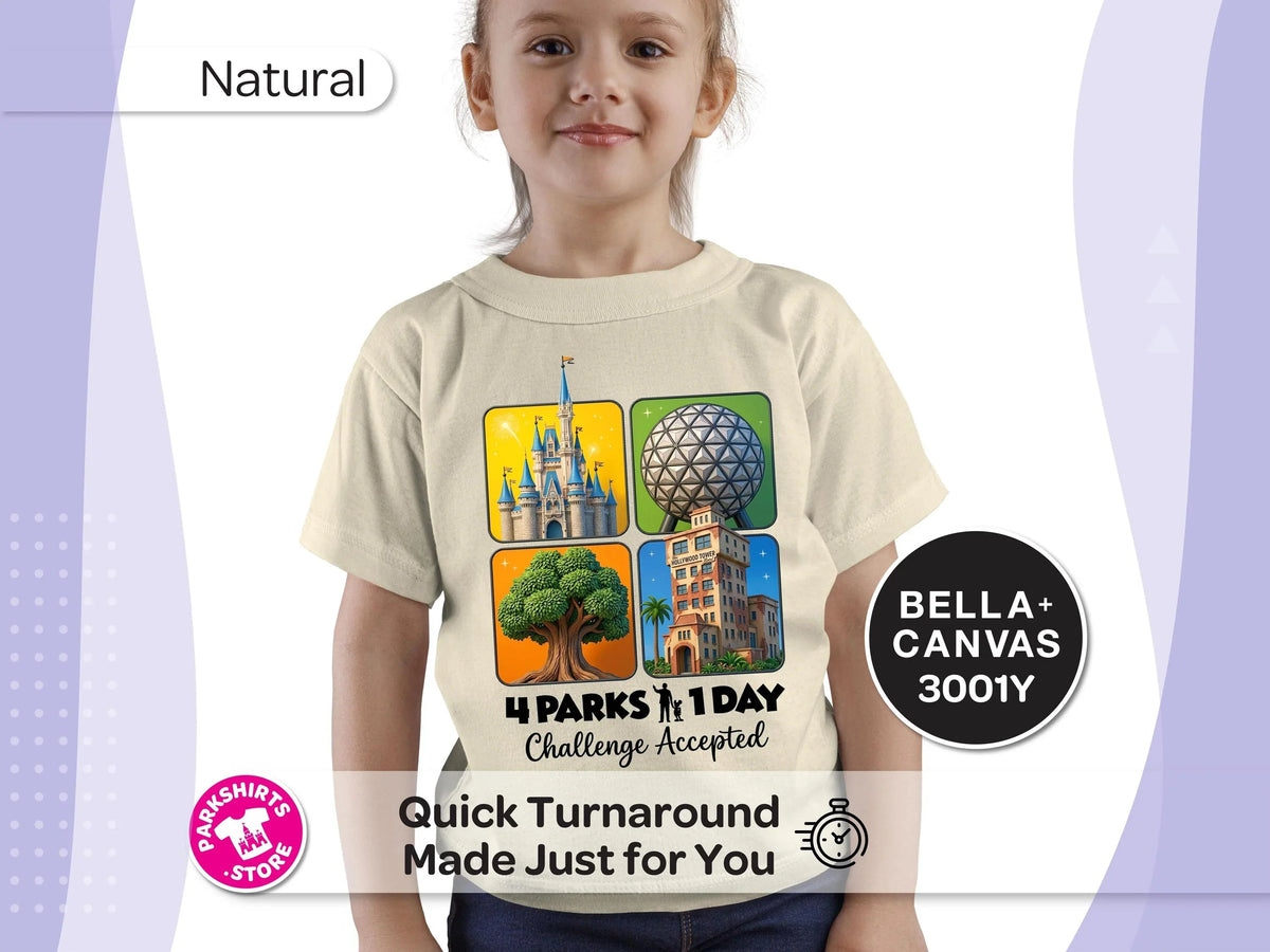 4 Parks 1 Day Youth Shirt – 4 Square Design product image 6