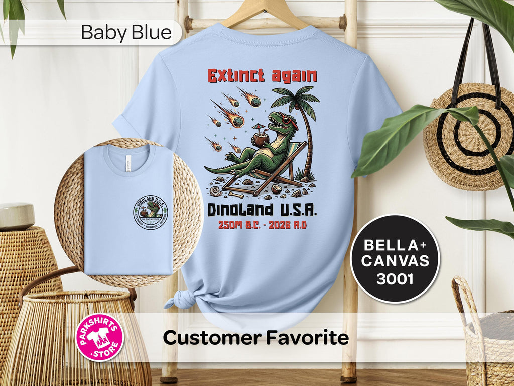 Dinoland Extinct Again Adult Shirt product image 7