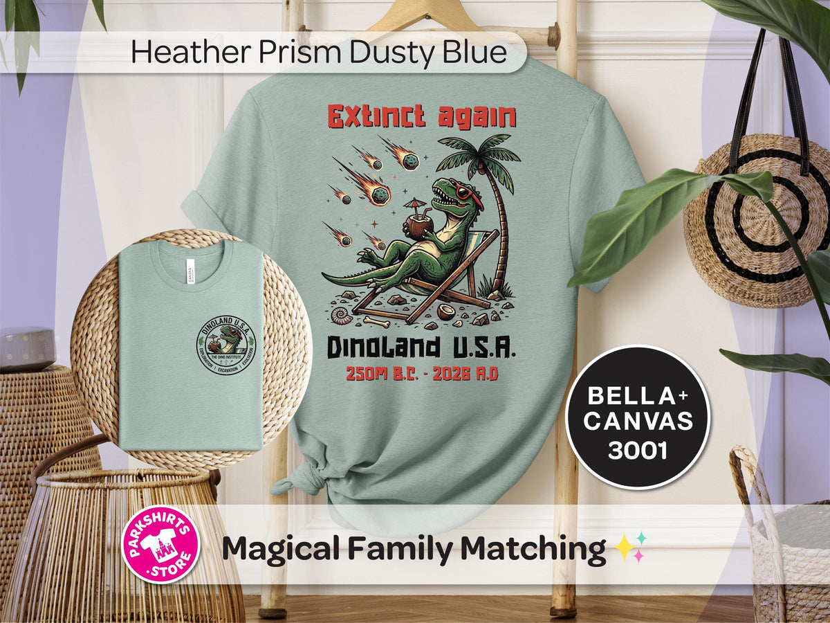 Dinoland Extinct Again Adult Shirt product image 9