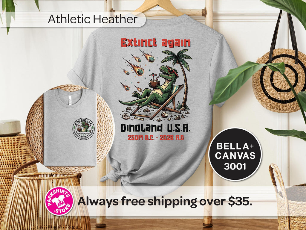 Dinoland Extinct Again Adult Shirt product image 6