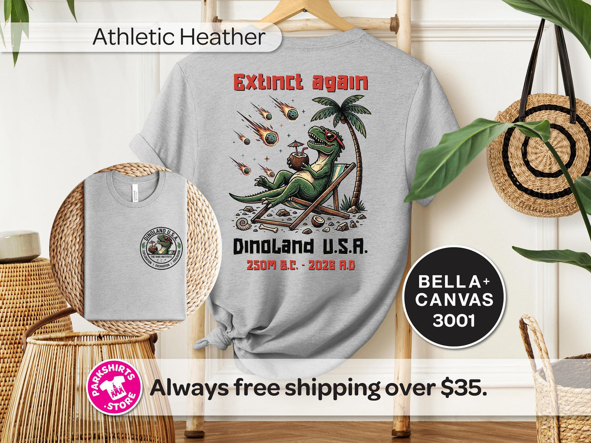 Dinoland Extinct Again Adult Shirt product image 6