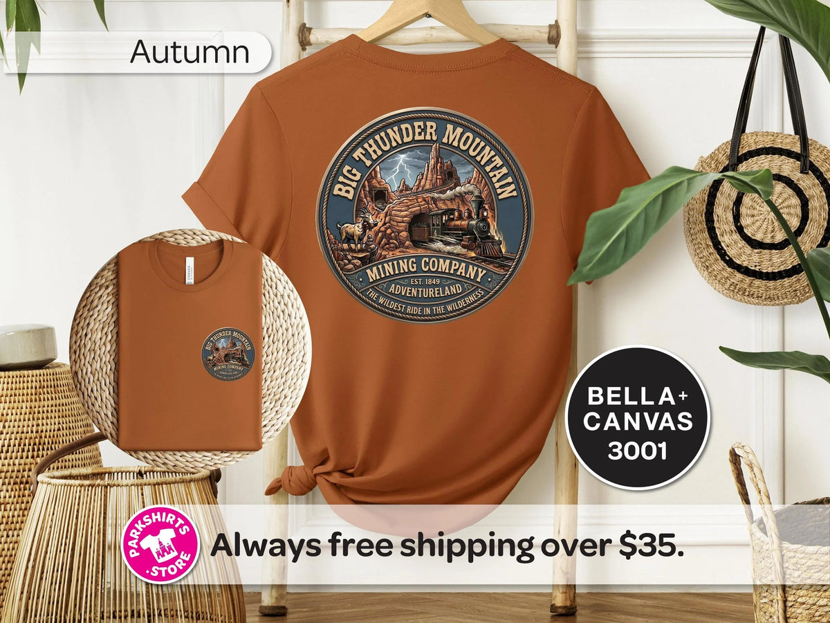 Big Thunder Mountain Adult Shirt – Front & Back product image 8