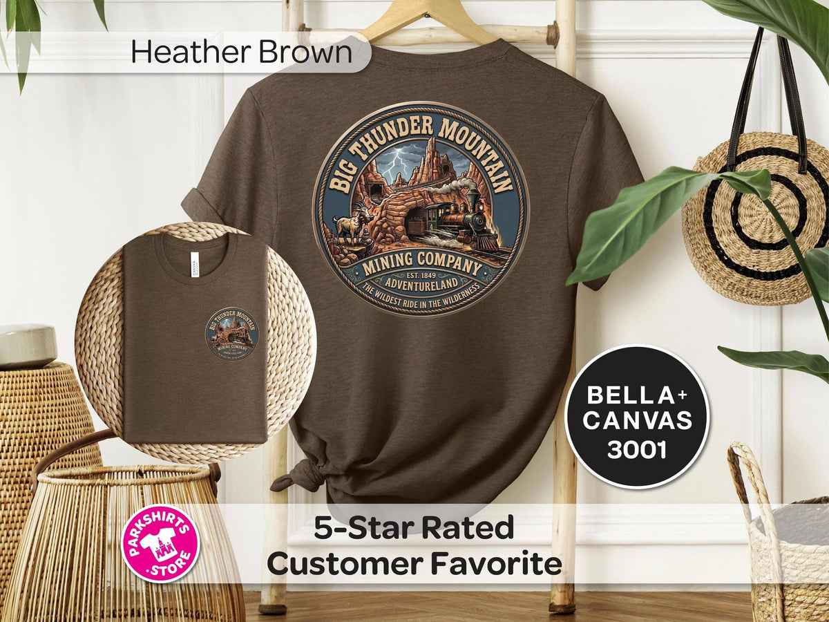 Big Thunder Mountain Adult Shirt – Front & Back product image 6