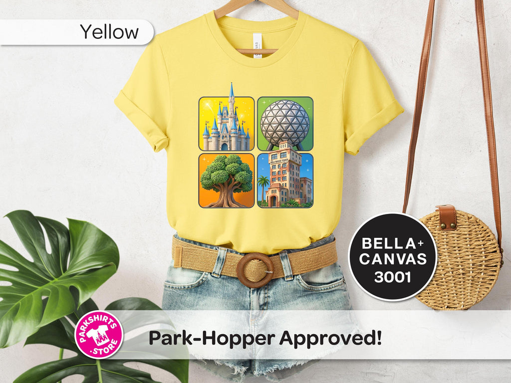 4 Parks Adult Shirt – 4 Square Pixar Inspired product image 7