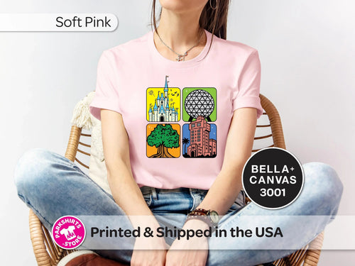 4 Parks Adult Shirt – 4 Square Icons product image 1
