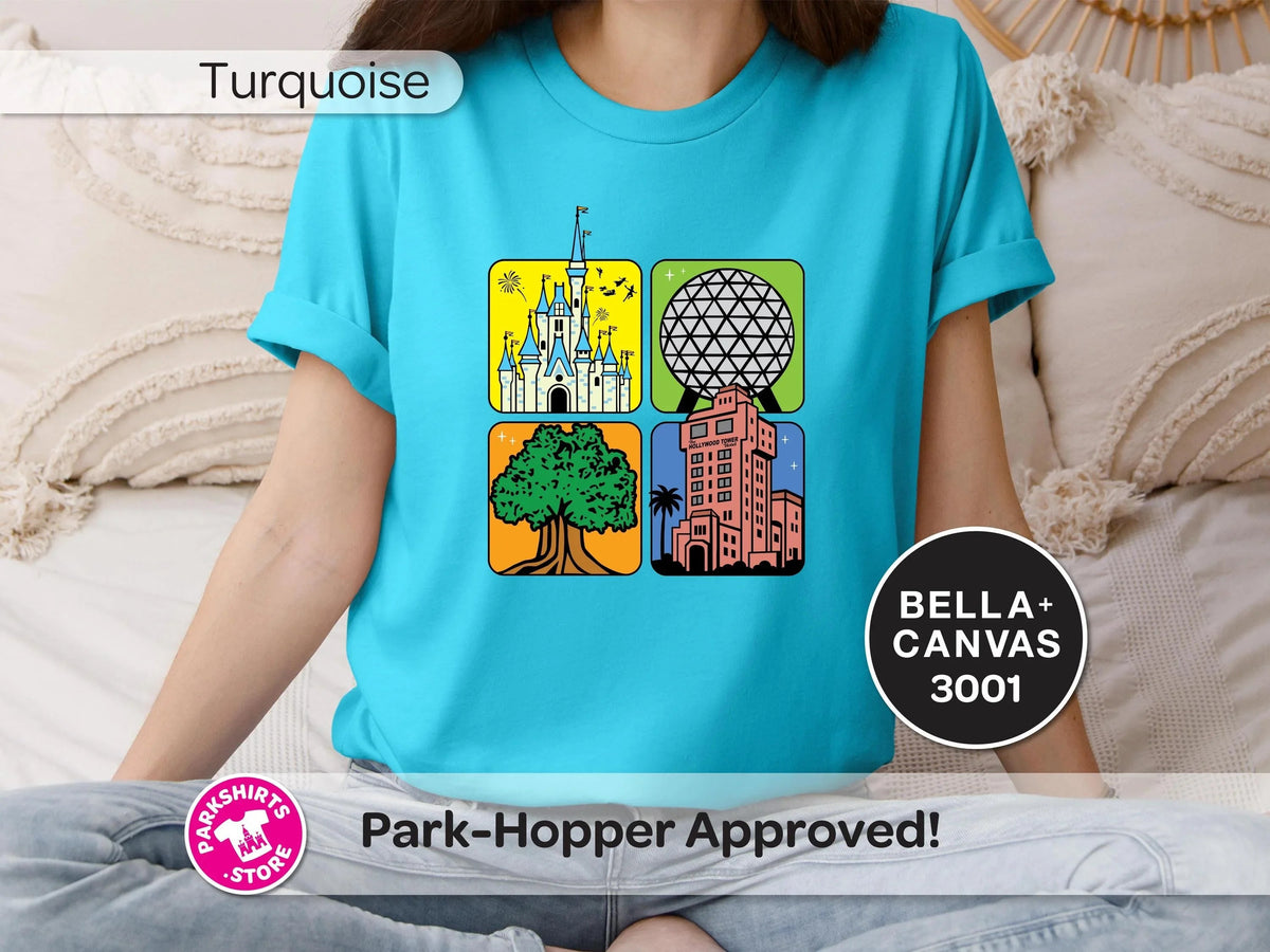 4 Parks Adult Shirt – 4 Square Icons product image 9