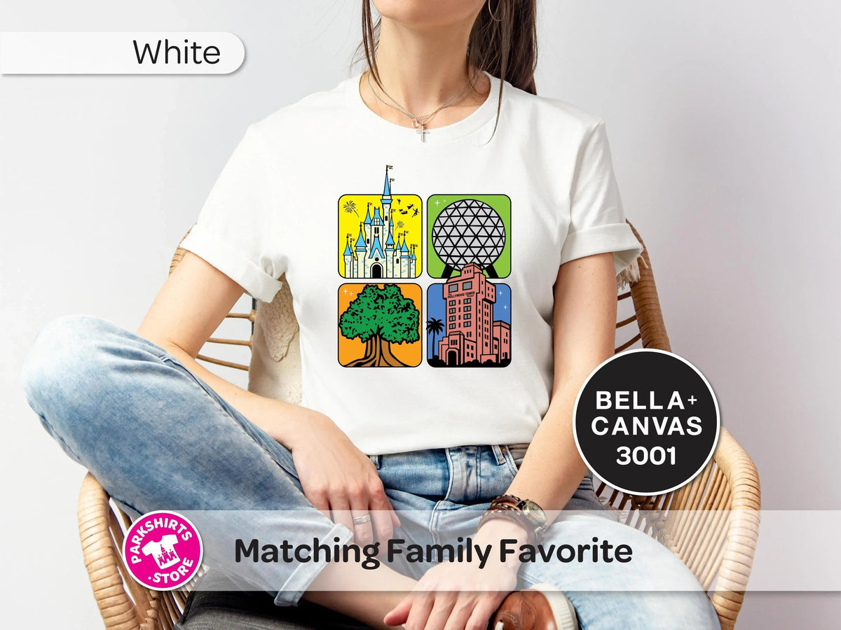 4 Parks Adult Shirt – 4 Square Icons product image 2
