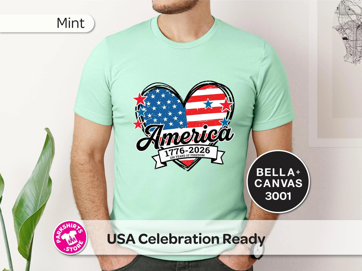 America 250 Shirt | 1776 2026 Patriotic Tee | Years of product image 6