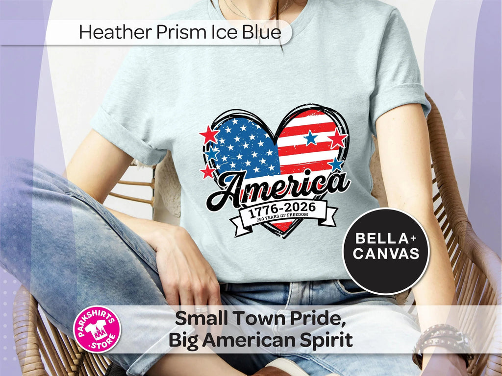 America 250 Shirt | 1776 2026 Patriotic Tee | Years of product image 1