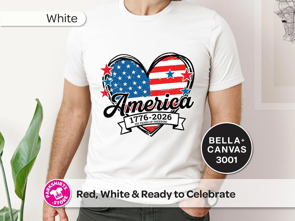 America 250 Shirt | 1776 2026 Patriotic Tee | Years of product image 3