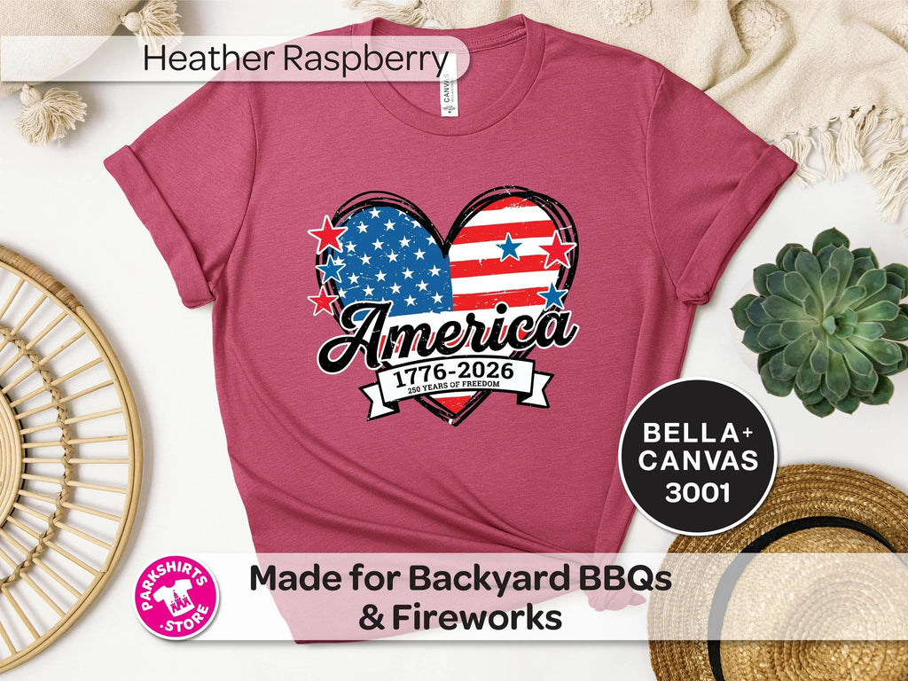 America 250 Shirt | 1776 2026 Patriotic Tee | Years of product image 7