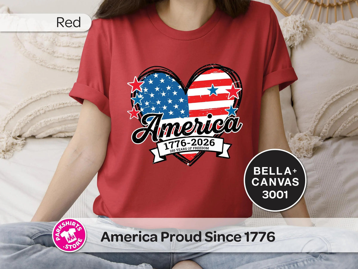 America 250 Shirt | 1776 2026 Patriotic Tee | Years of product image 9