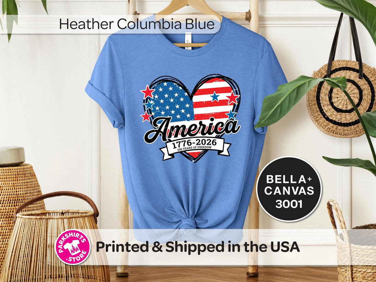 America 250 Shirt | 1776 2026 Patriotic Tee | Years of product image 10
