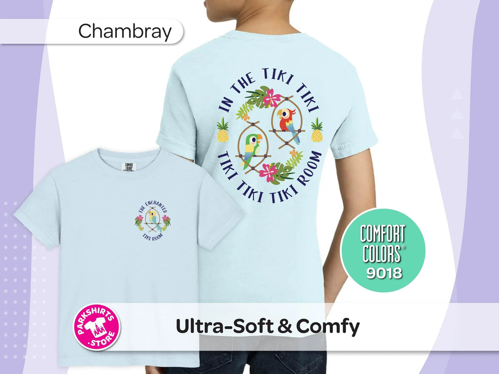 Enchanted Tiki Room Youth Shirt, Disney Adventureland Tee product image 4