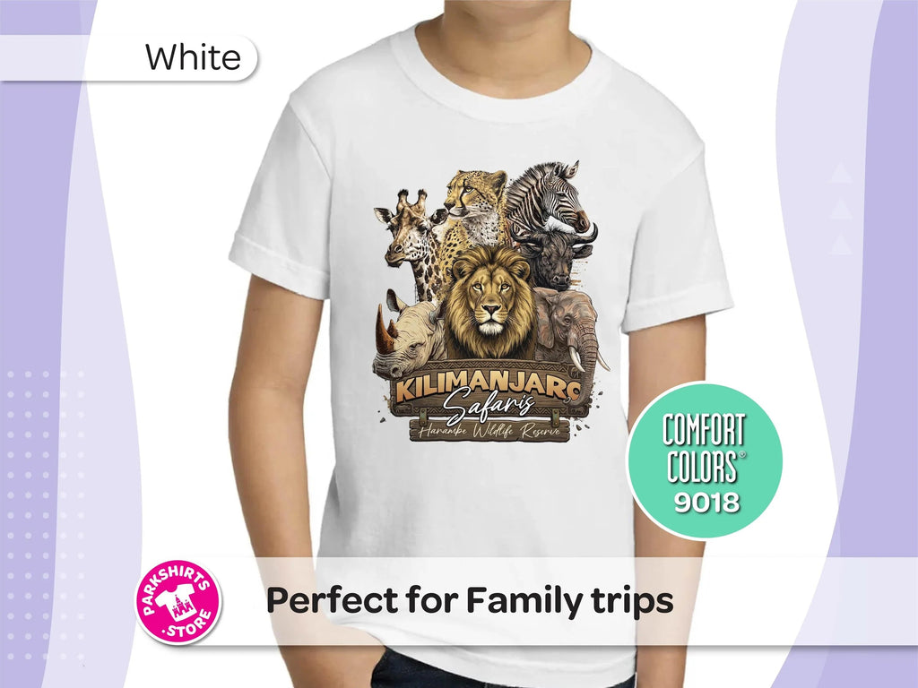Kilimanjaro Safaris Youth Shirt, Disney Animal Kingdom Kids product image 1