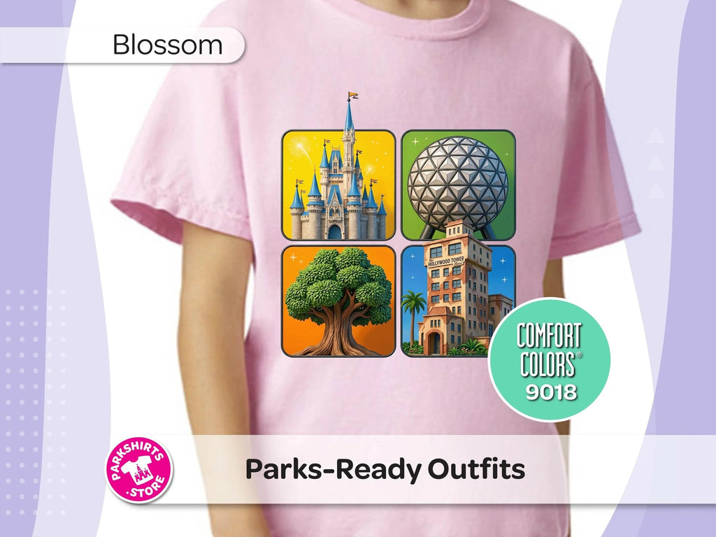 Disney World 4 Parks Youth Shirt, 4 Kids Tee, Magic Kingdom product image 3