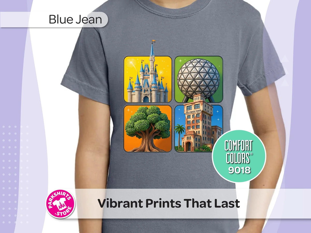 Disney World 4 Parks Youth Shirt, 4 Kids Tee, Magic Kingdom product image 8