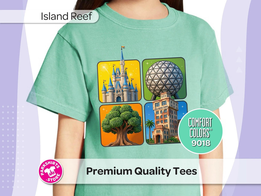 Disney World 4 Parks Youth Shirt, 4 Kids Tee, Magic Kingdom product image 4