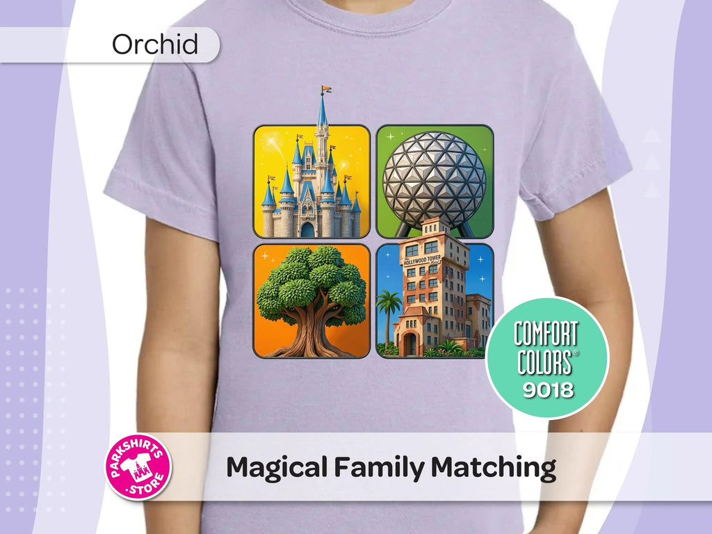 Disney World 4 Parks Youth Shirt, 4 Kids Tee, Magic Kingdom product image 7