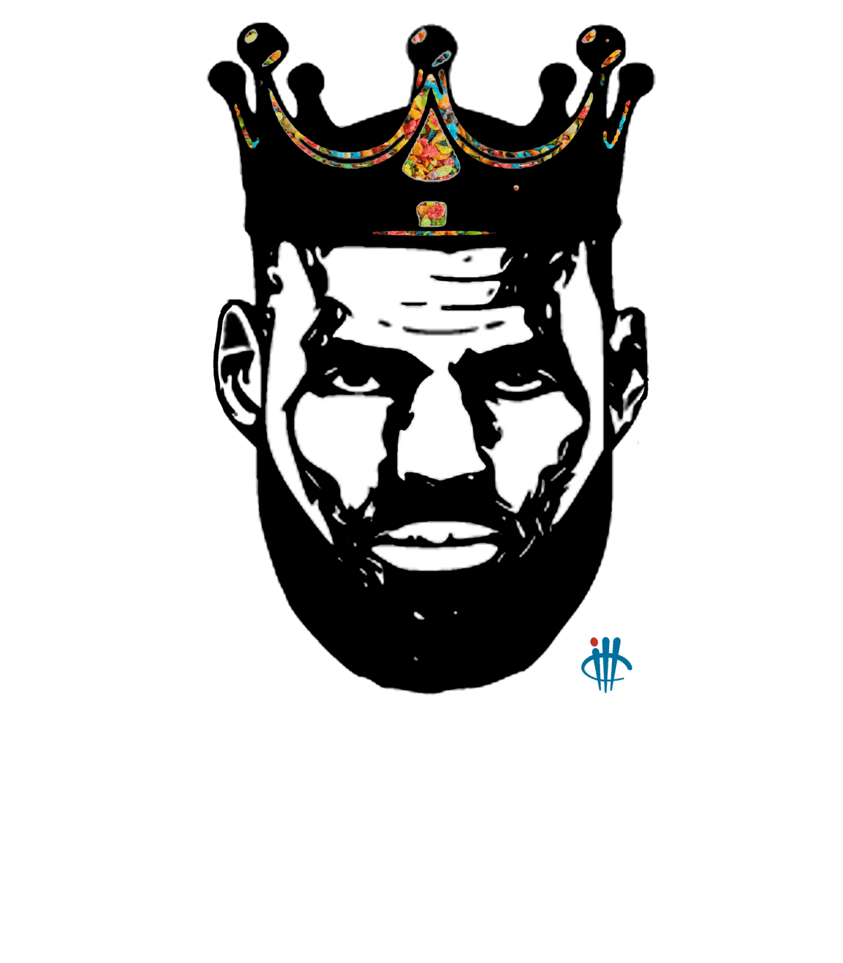 Nike LeBron 4 "Fruity Pebbles" | illcurrency White T-Shirt product image 1