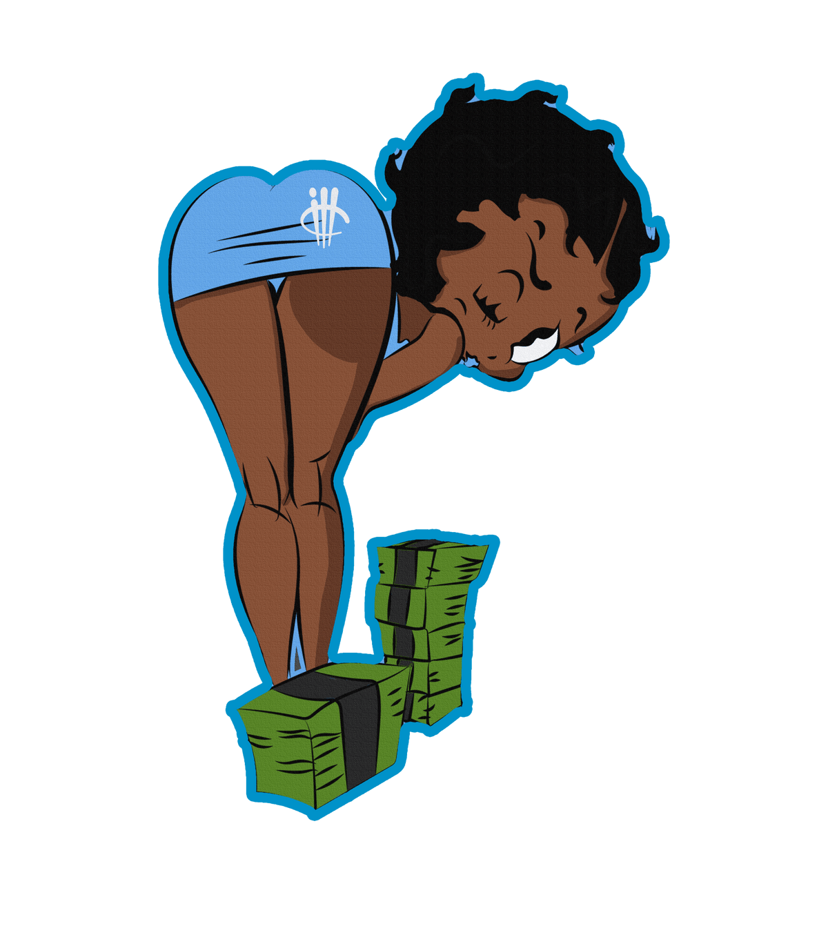 Air Jordan 9 “Powder Blue” | illcurrency Black T-Shirt (BOO) product image 1