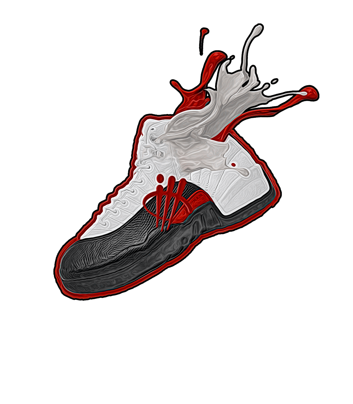 Air Jordan 12 “Red Taxi” | illcurrency White T-Shirt product image 1