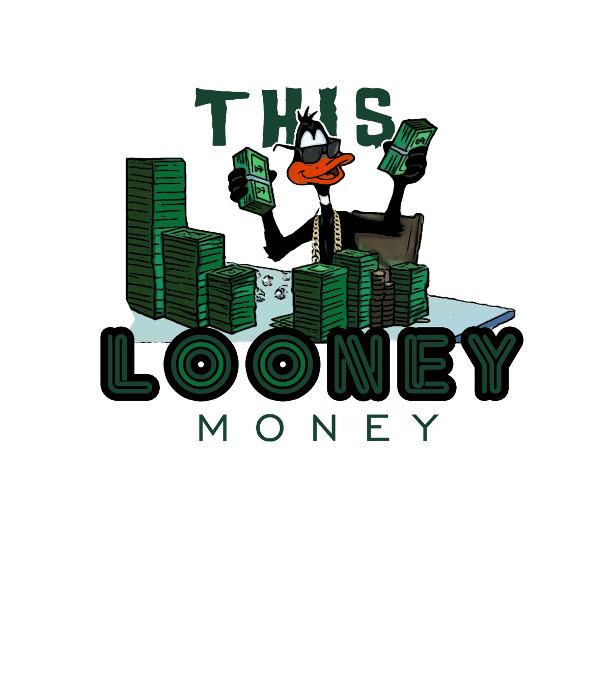 Nike Dunk Low Michigan State White T-Shirt (Looney Money) product image 1