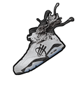 Air Jordan 6 Reverse Oreo Black T-Shirt (SPLASH 6) product image 1