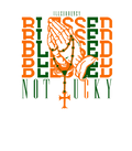 Air Jordan 5 GS Miami Hurricanes White T-Shirt (Blessed not product image 1