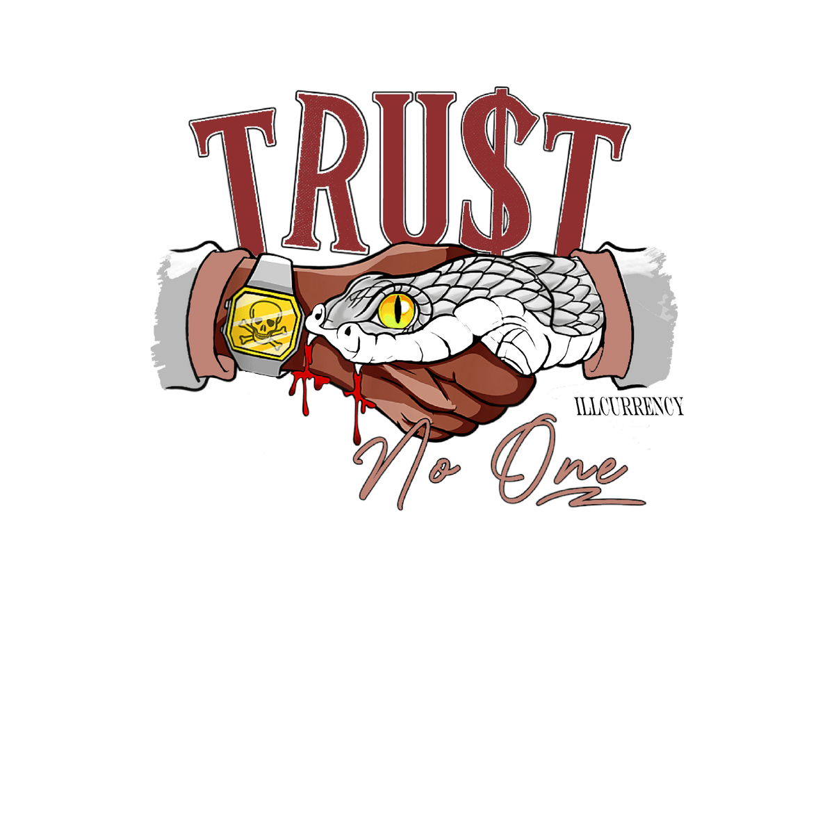 Air Jordan 13 Dune Red Black T-Shirt (TRUST NO ONE) product image 1