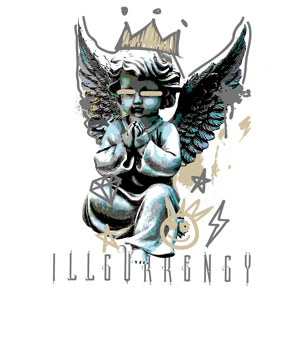 A Ma Maniere x Air Jordan 3 Black T-Shirt (Graffiti Angel) product image 1
