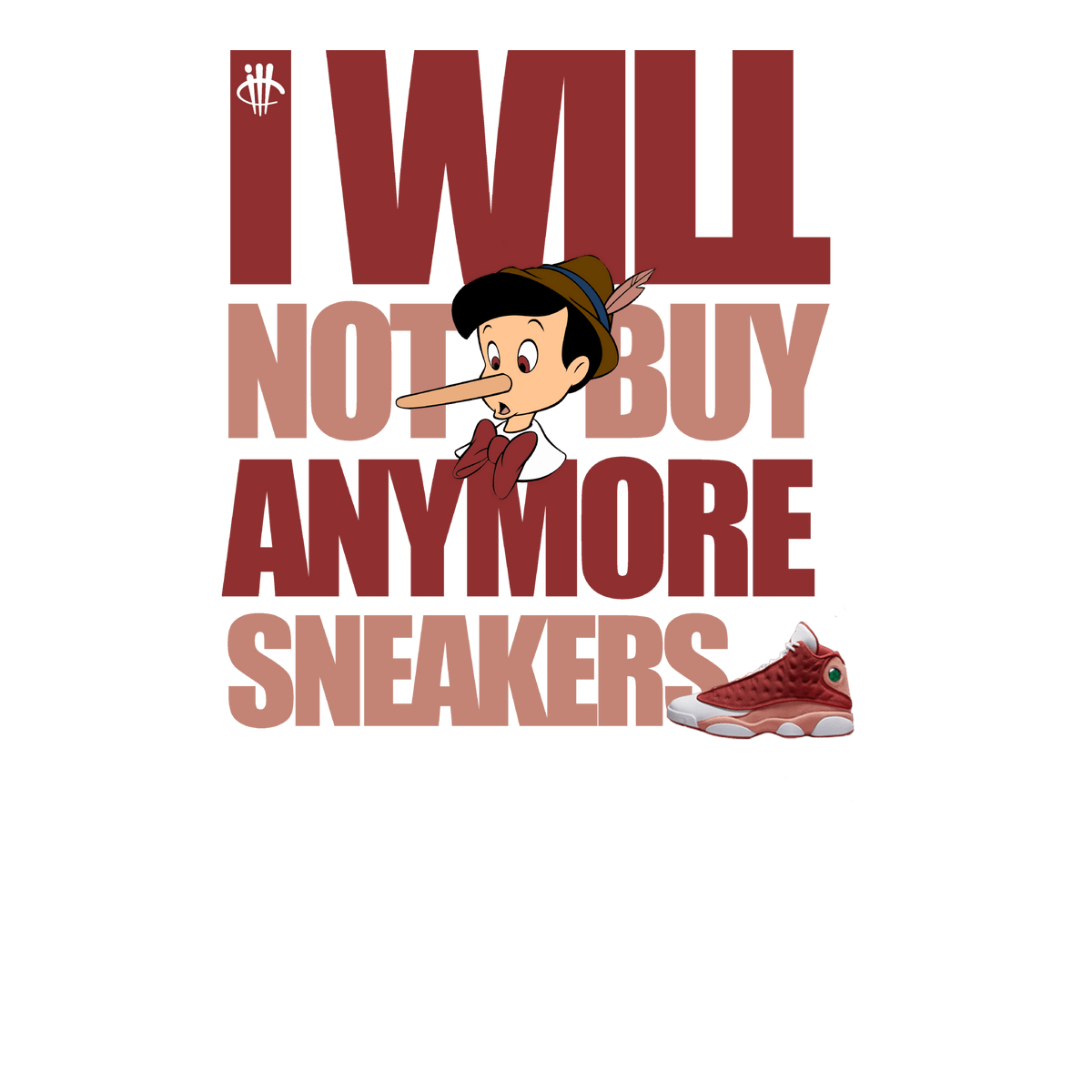 Air Jordan 13 Dune Red White T-Shirt (I WILL NO BUY MORE product image 1