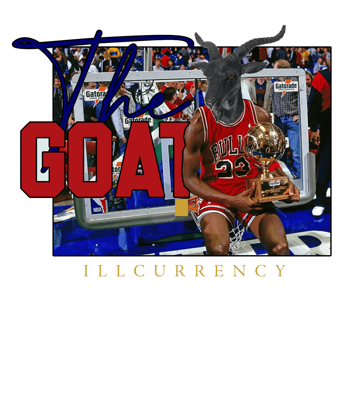 Air Jordan 6 Olympic White T-Shirt (GOAT 23)| illcurrency product image 1