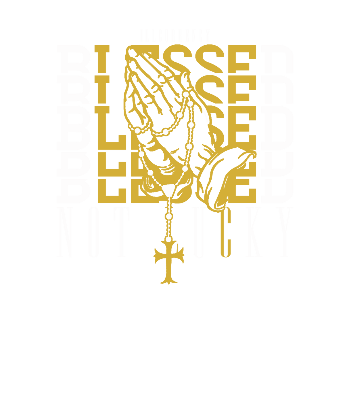 Air Jordan 1 High OG Metallic Gold Black T-Shirt (Blessed product image 1